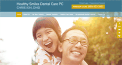 Desktop Screenshot of healthysmilesdental.com