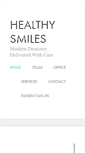 Mobile Screenshot of healthysmilesdental.net